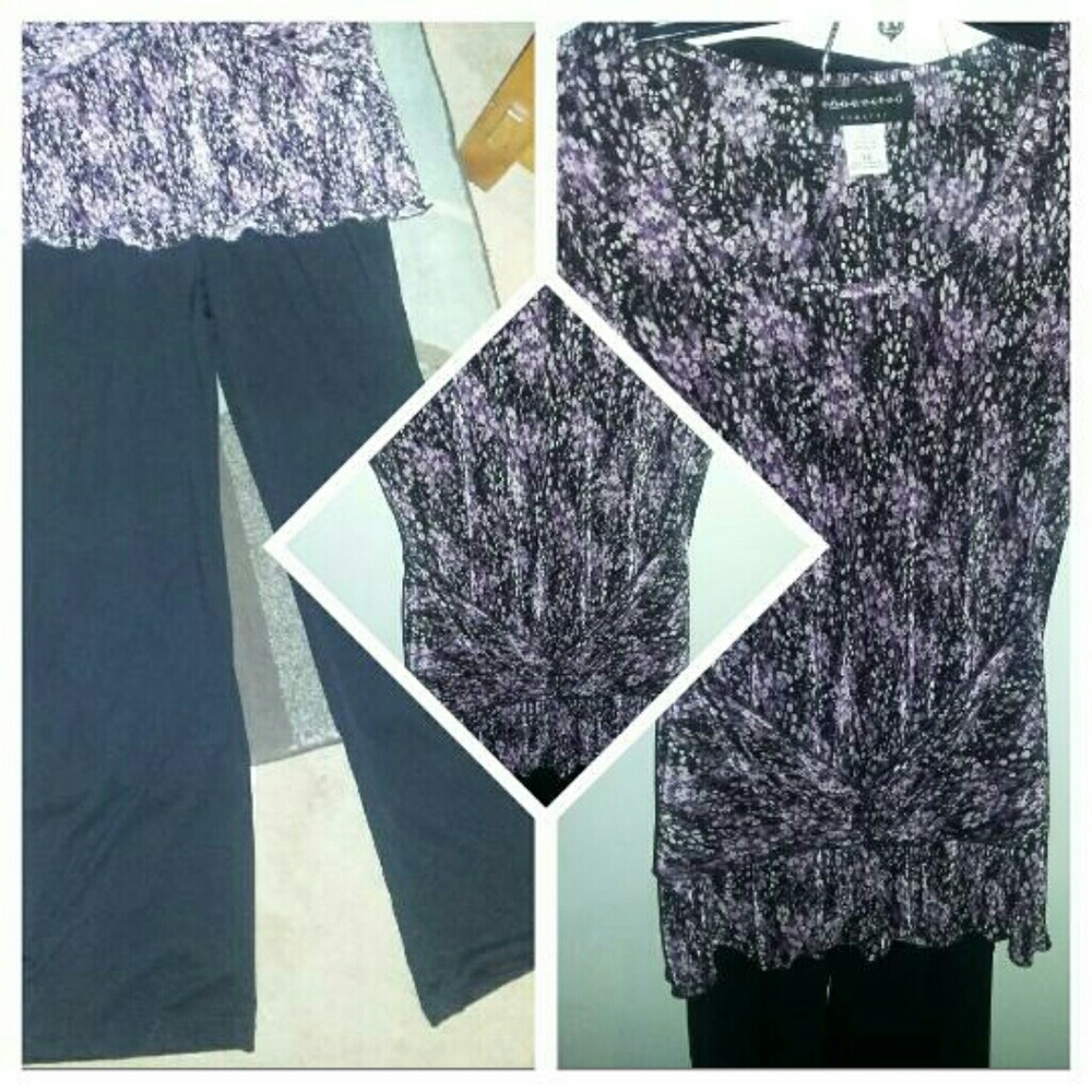 CONNETED APPAREL Two piece pant suit ,Womens